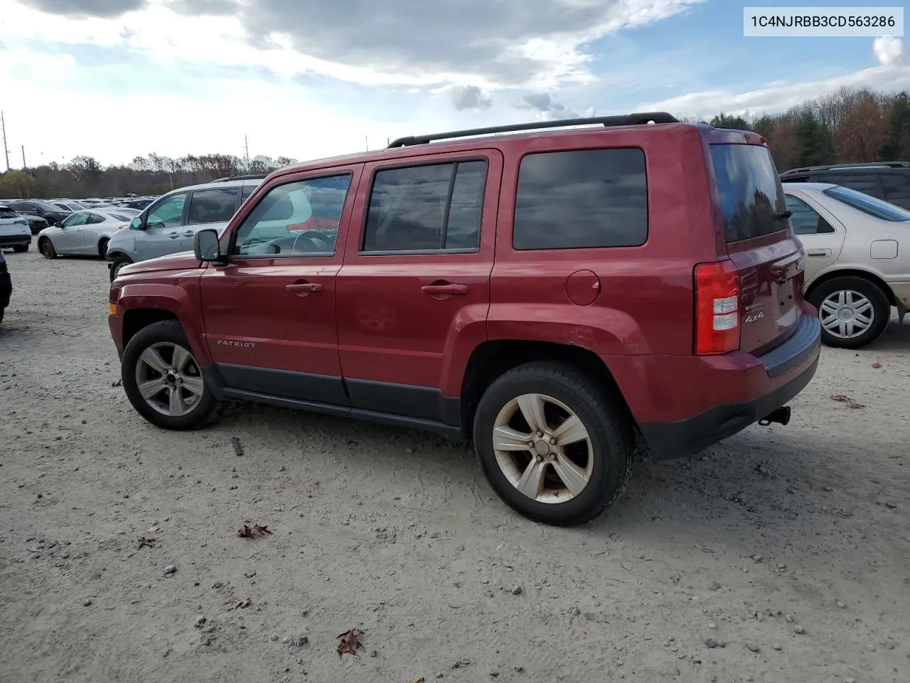 2012 Jeep Patriot Sport VIN: 1C4NJRBB3CD563286 Lot: 79731284