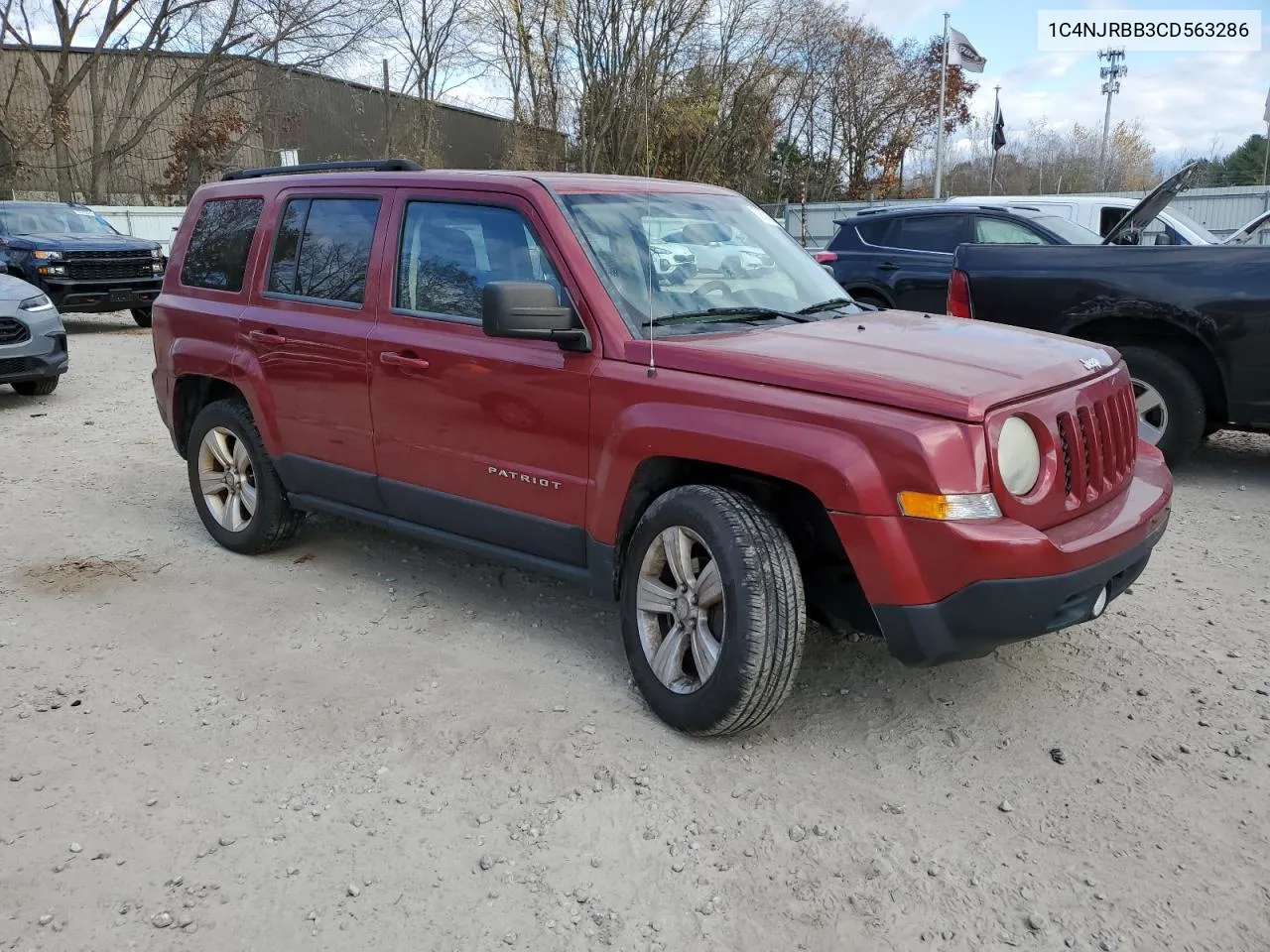 2012 Jeep Patriot Sport VIN: 1C4NJRBB3CD563286 Lot: 79731284