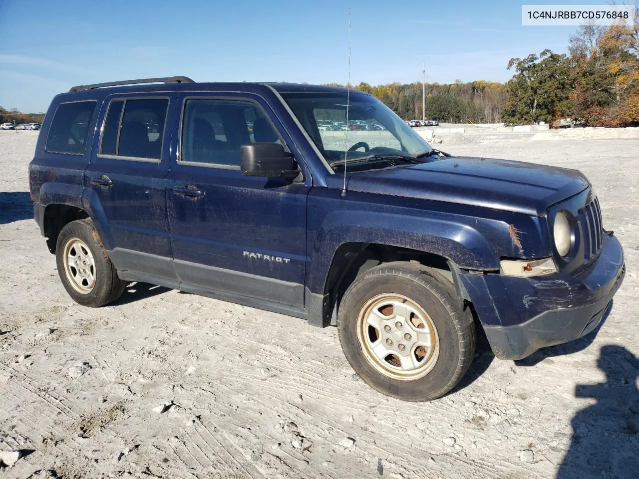 2012 Jeep Patriot Sport VIN: 1C4NJRBB7CD576848 Lot: 80025164