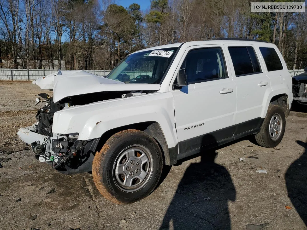 1C4NJRBB5DD129730 2013 Jeep Patriot Sport