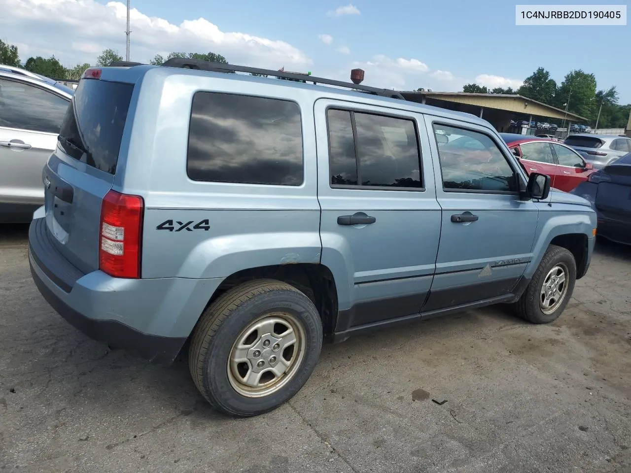 2013 Jeep Patriot Sport VIN: 1C4NJRBB2DD190405 Lot: 62609634