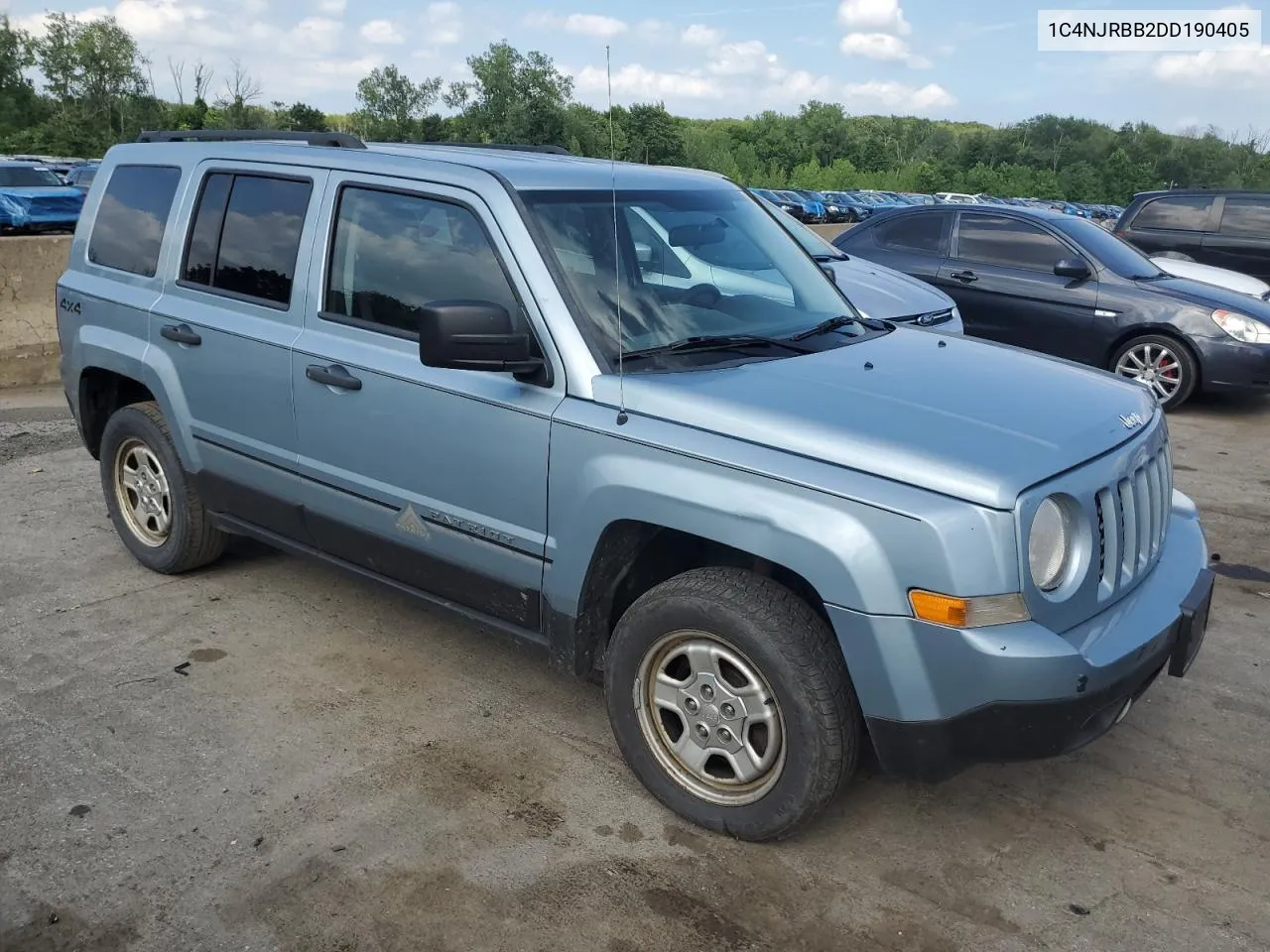 2013 Jeep Patriot Sport VIN: 1C4NJRBB2DD190405 Lot: 62609634