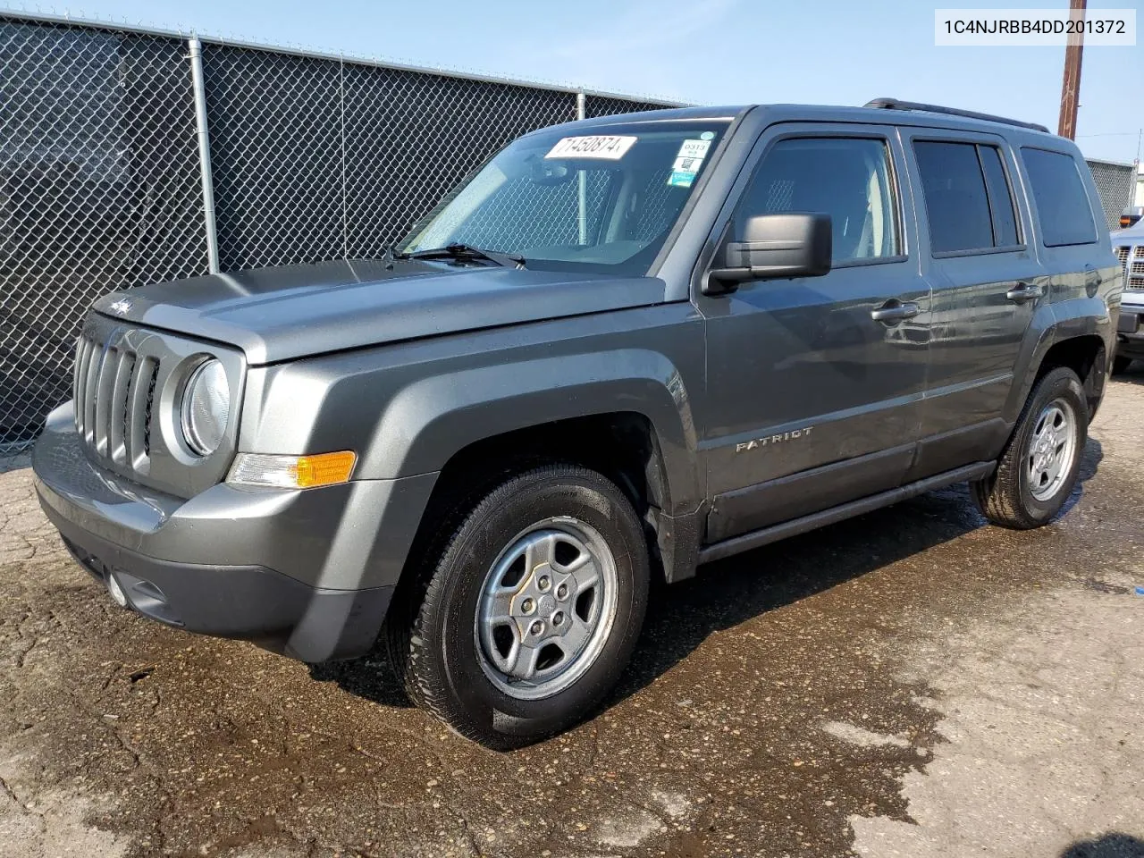 2013 Jeep Patriot Sport VIN: 1C4NJRBB4DD201372 Lot: 71450874