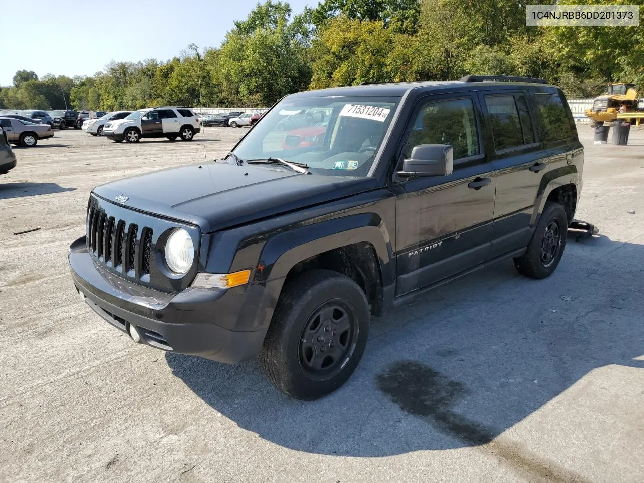 2013 Jeep Patriot Sport VIN: 1C4NJRBB6DD201373 Lot: 71531204