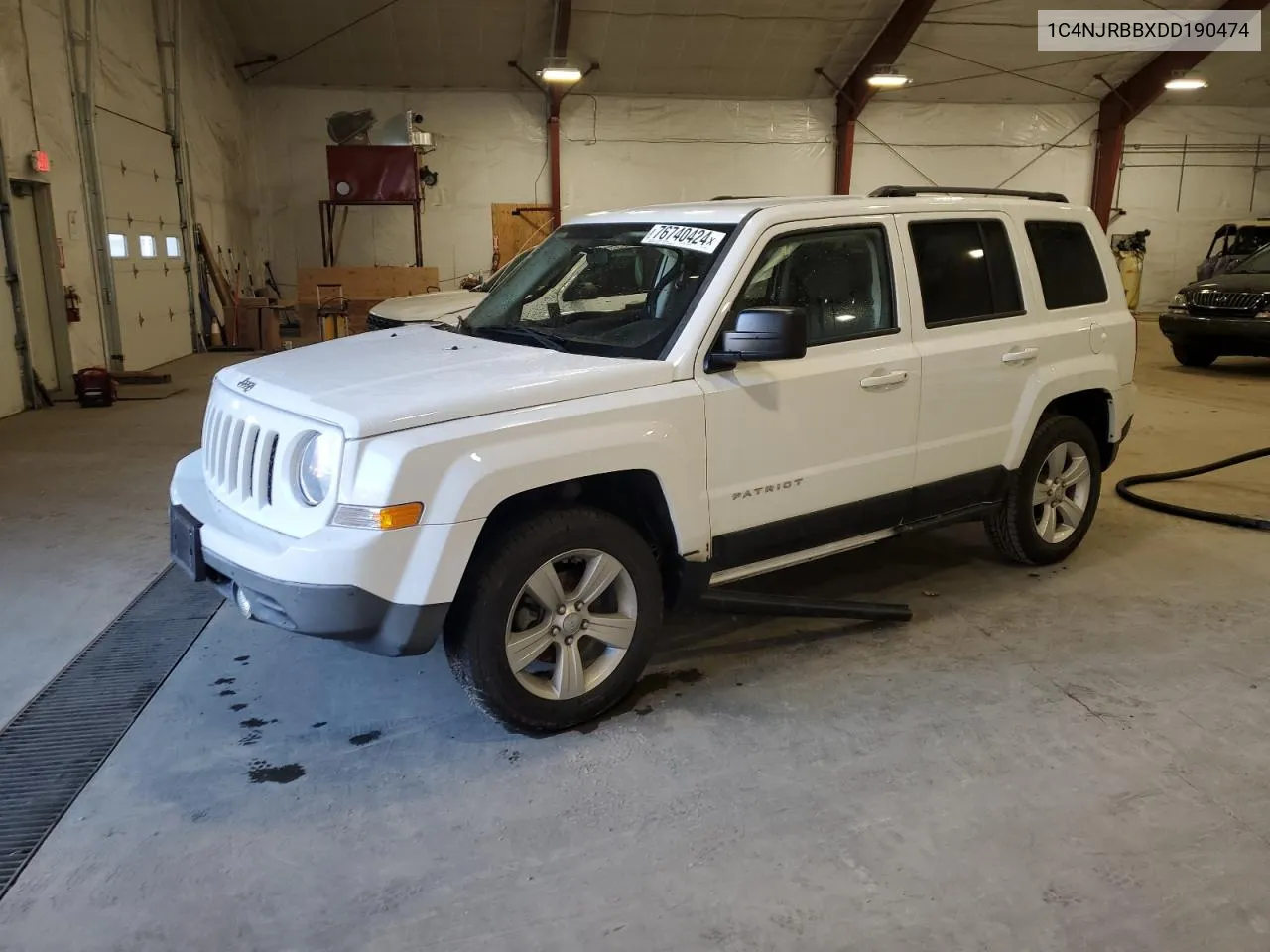 2013 Jeep Patriot Sport VIN: 1C4NJRBBXDD190474 Lot: 76740424