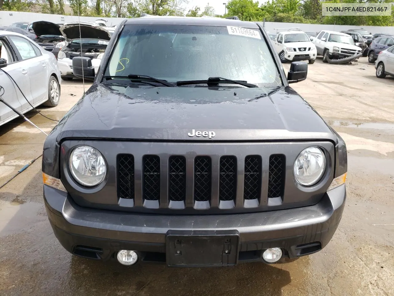 2014 Jeep Patriot Latitude VIN: 1C4NJPFA4ED821467 Lot: 51169664