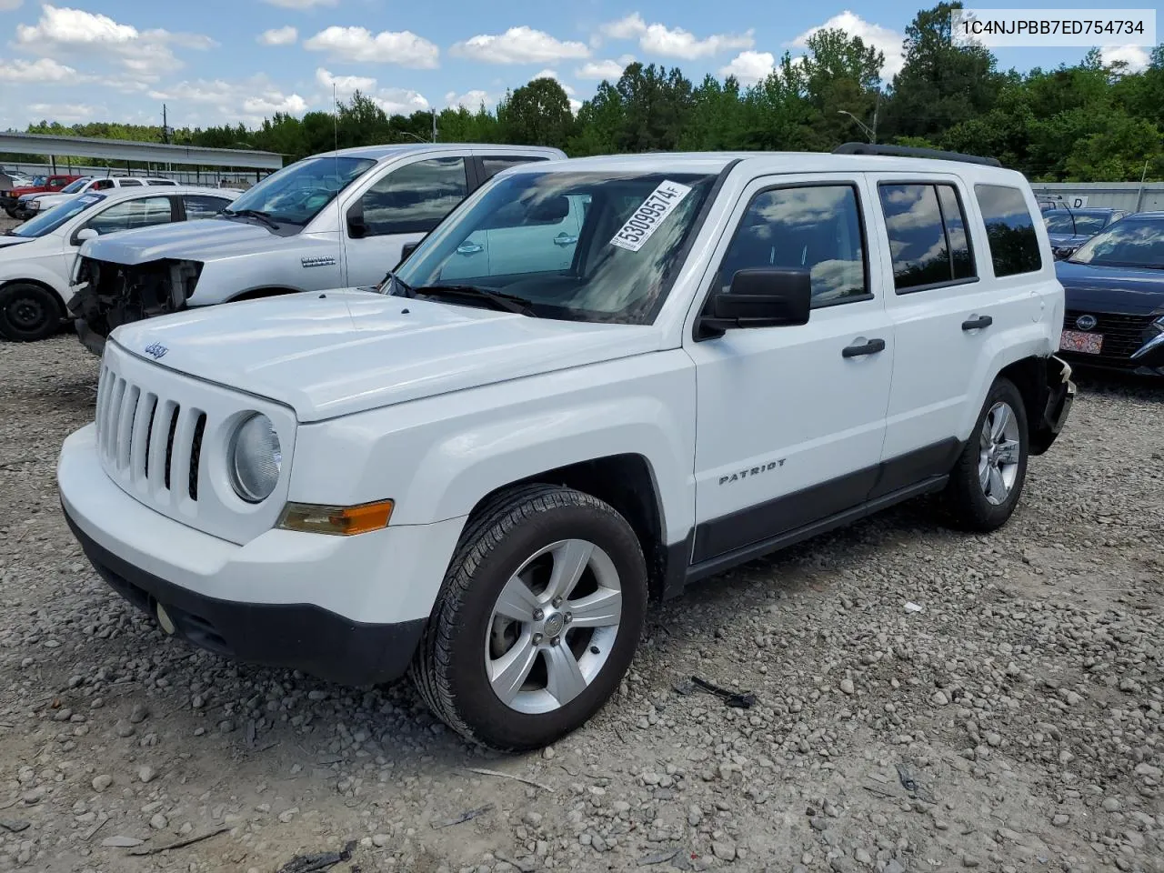 2014 Jeep Patriot Sport VIN: 1C4NJPBB7ED754734 Lot: 40804753