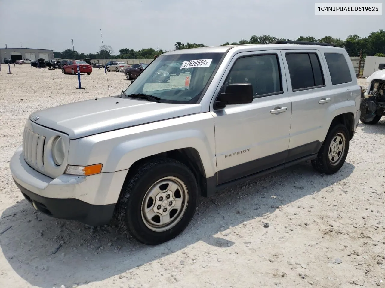 2014 Jeep Patriot Sport VIN: 1C4NJPBA8ED619625 Lot: 57620554