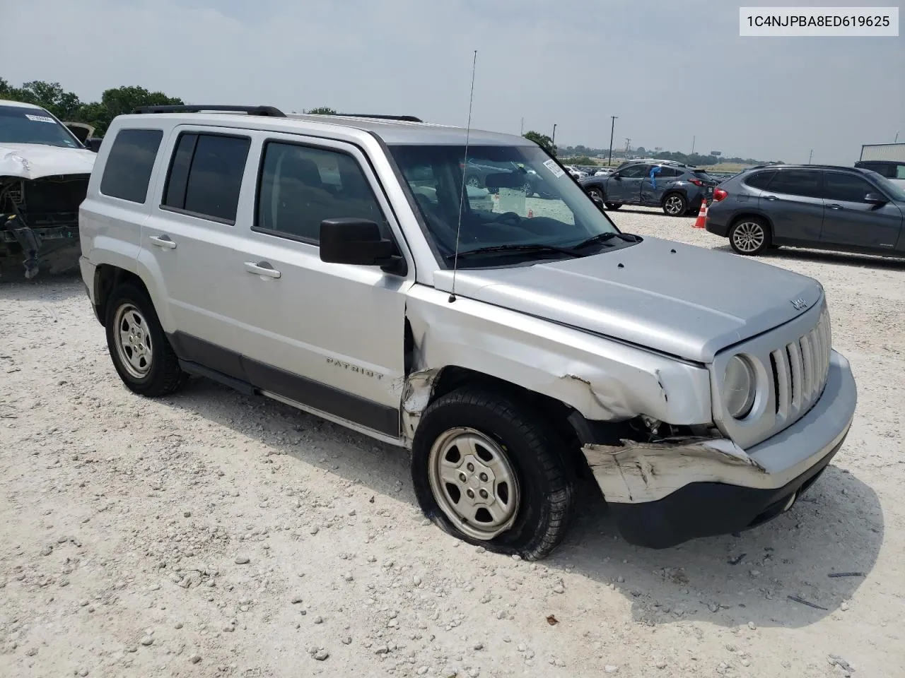 2014 Jeep Patriot Sport VIN: 1C4NJPBA8ED619625 Lot: 57620554