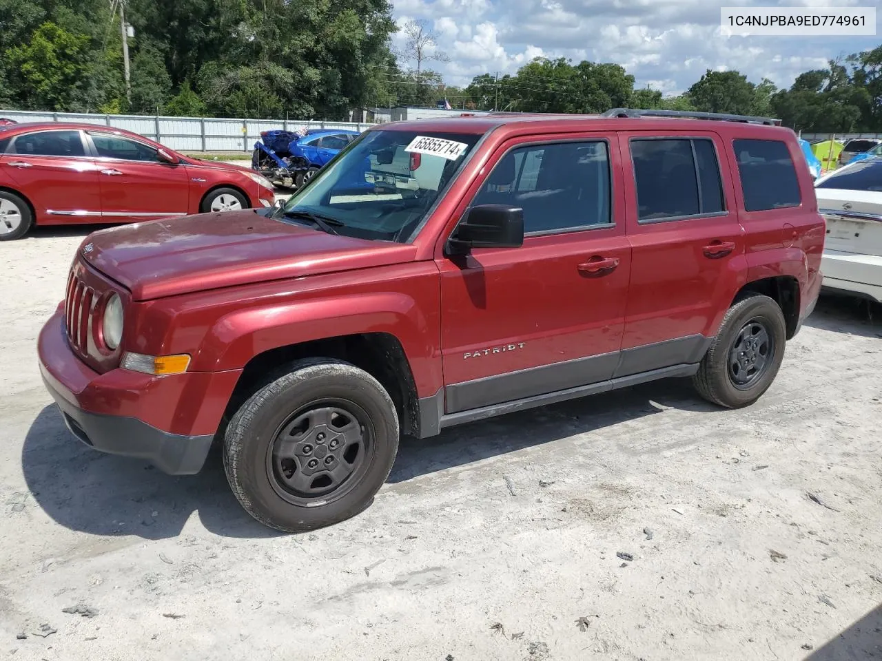 2014 Jeep Patriot Sport VIN: 1C4NJPBA9ED774961 Lot: 65855714