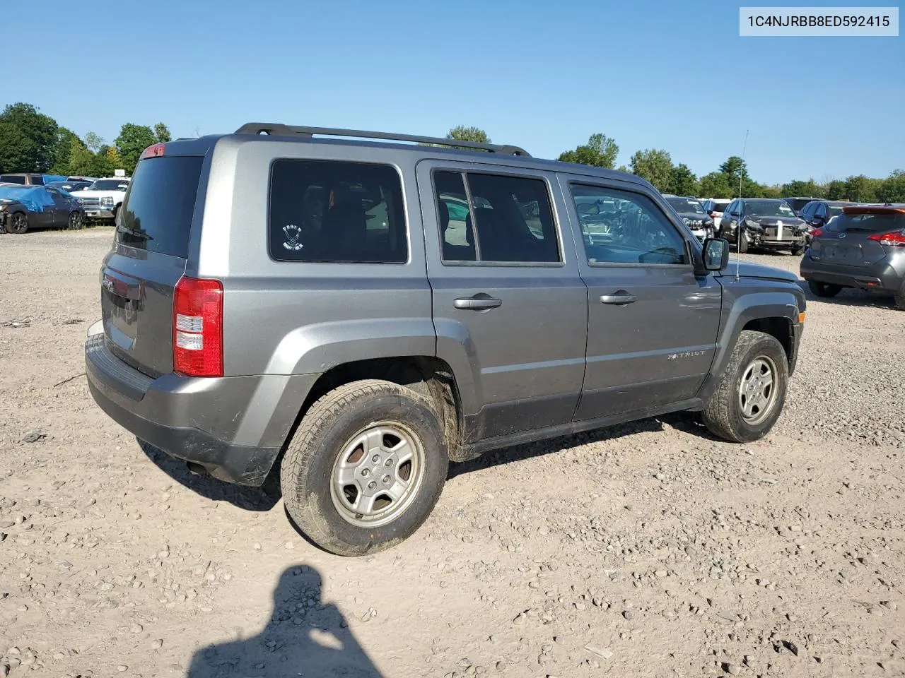 1C4NJRBB8ED592415 2014 Jeep Patriot Sport