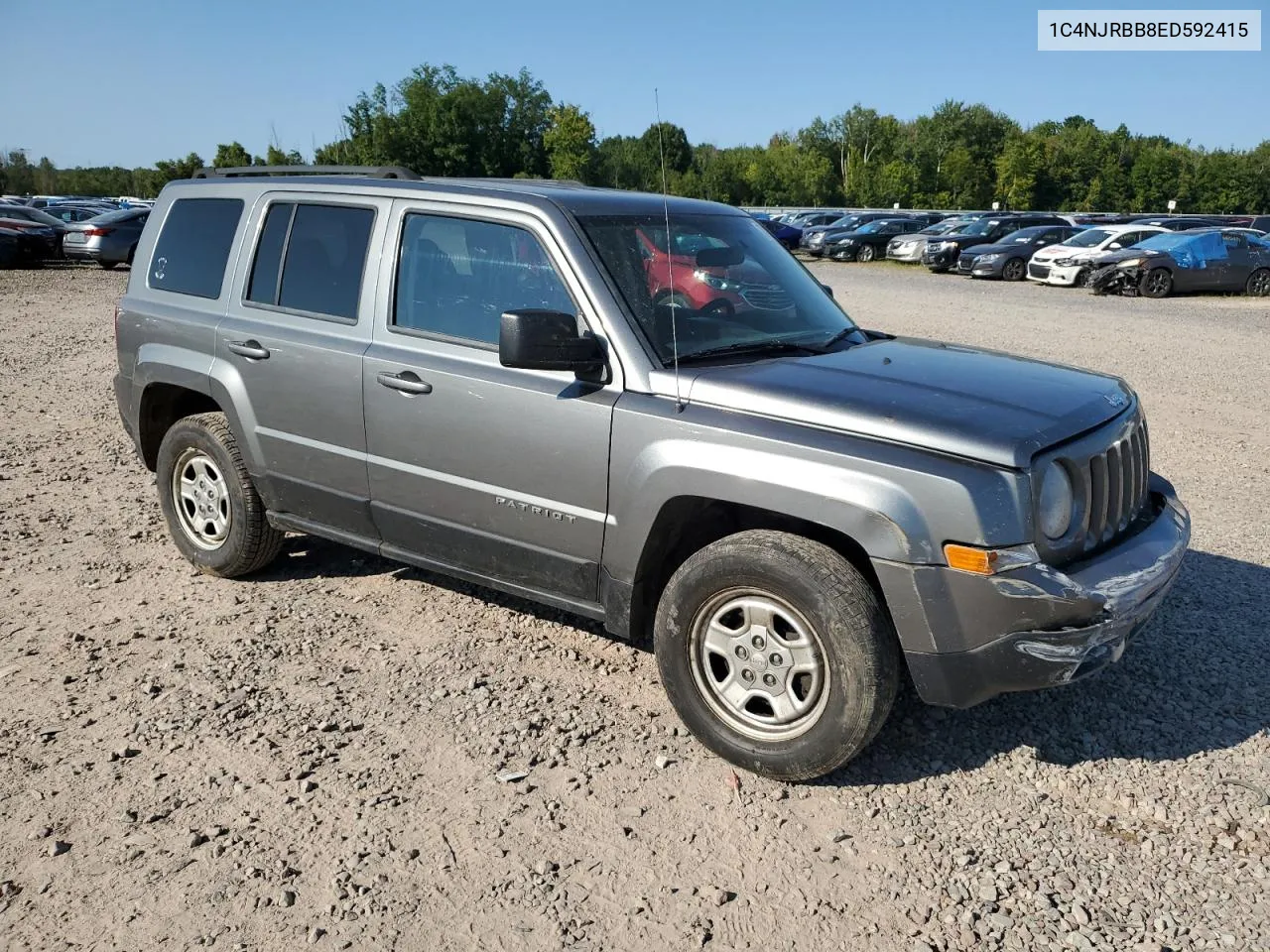 2014 Jeep Patriot Sport VIN: 1C4NJRBB8ED592415 Lot: 70102184