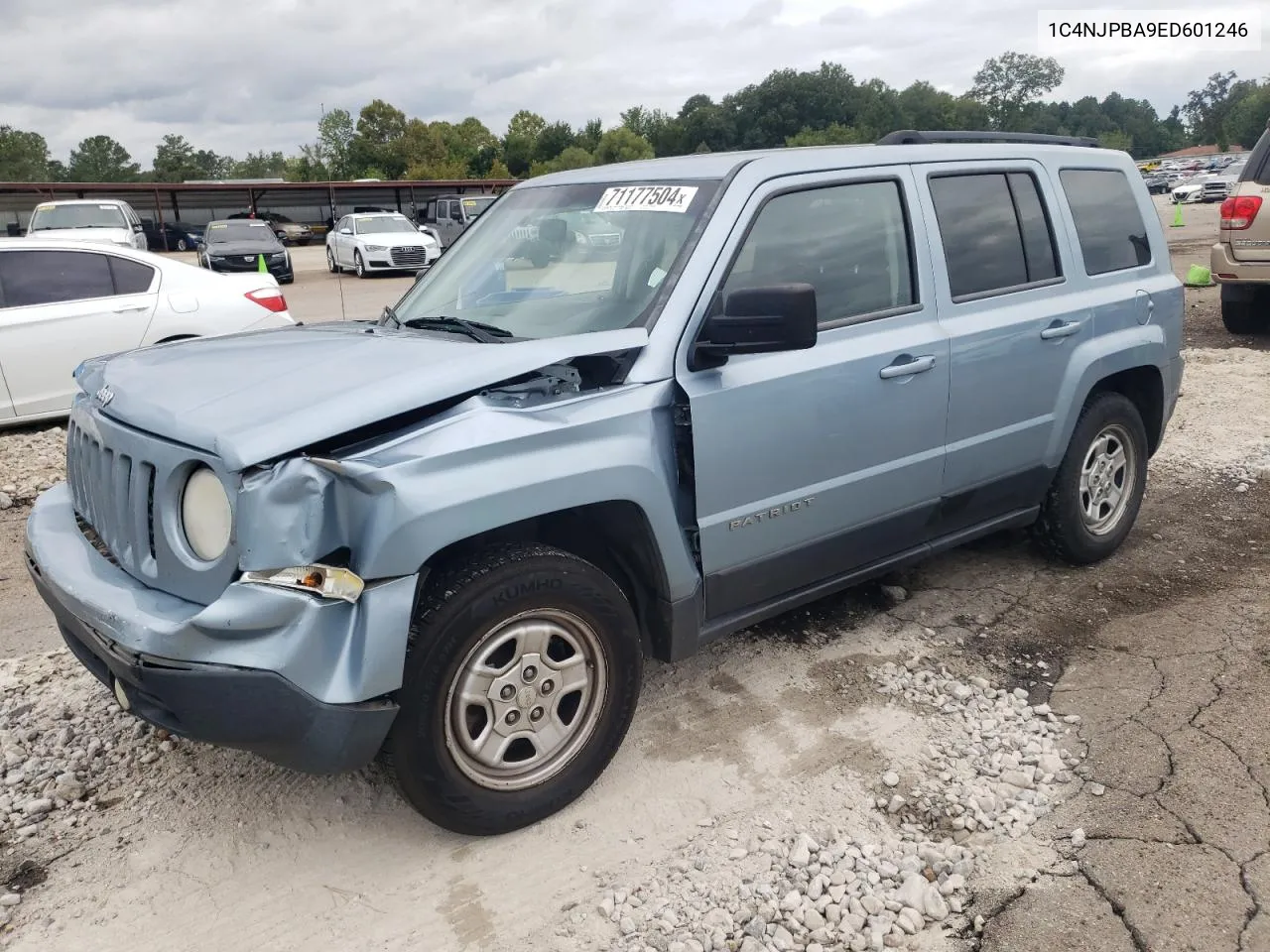 2014 Jeep Patriot Sport VIN: 1C4NJPBA9ED601246 Lot: 71177504