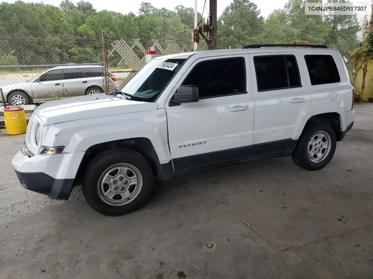 2014 Jeep Patriot Sport VIN: 1C4NJPBB4ED917307 Lot: 71603424