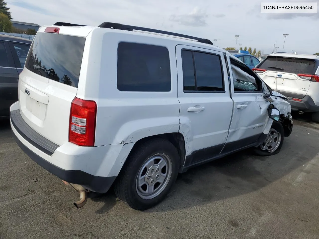 2014 Jeep Patriot Sport VIN: 1C4NJPBA3ED596450 Lot: 71869274