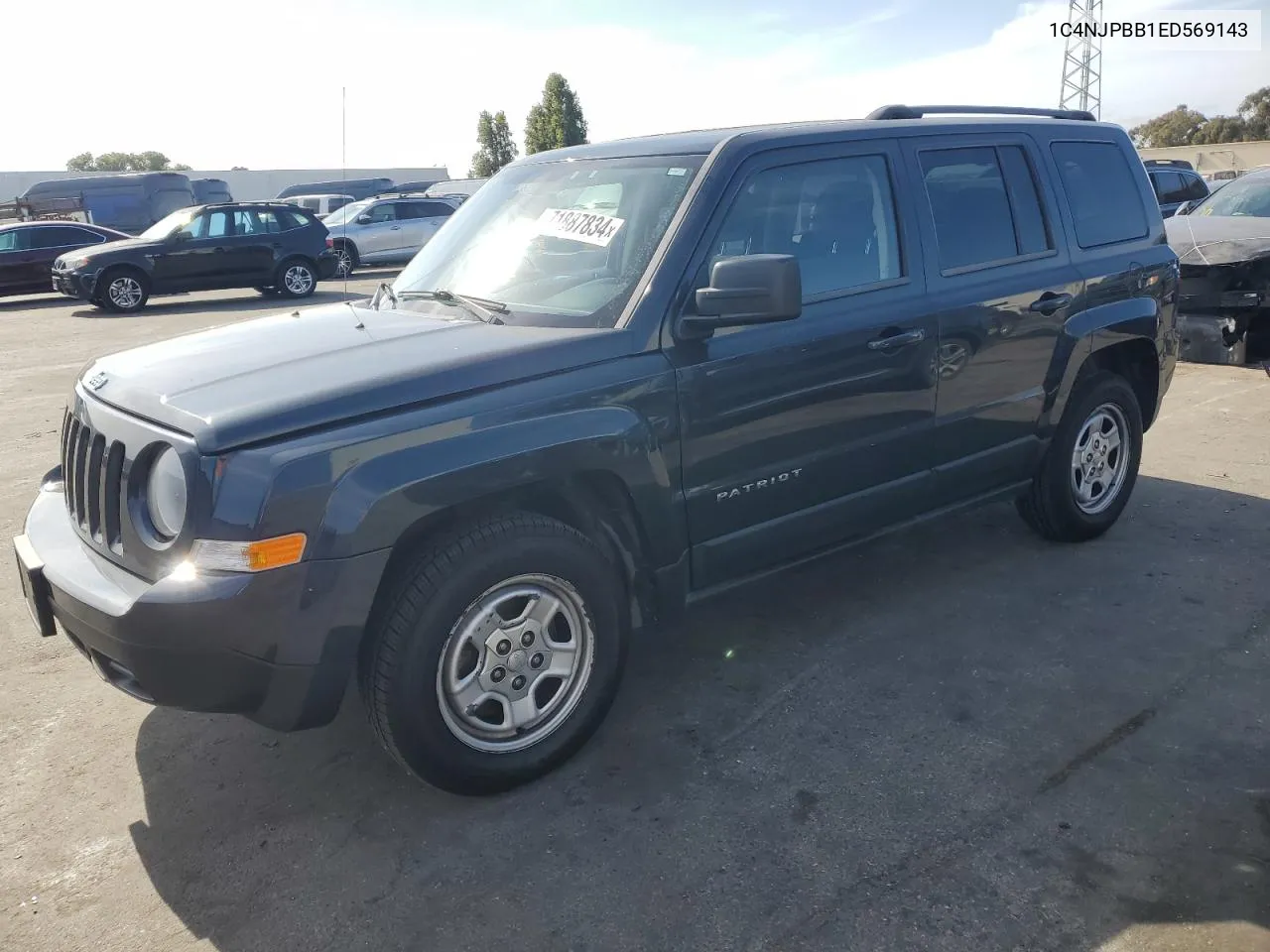 2014 Jeep Patriot Sport VIN: 1C4NJPBB1ED569143 Lot: 71887834