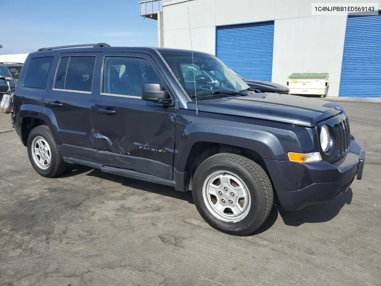 1C4NJPBB1ED569143 2014 Jeep Patriot Sport