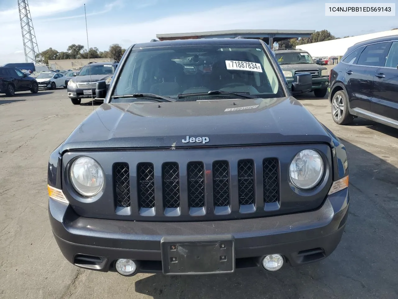 2014 Jeep Patriot Sport VIN: 1C4NJPBB1ED569143 Lot: 71887834