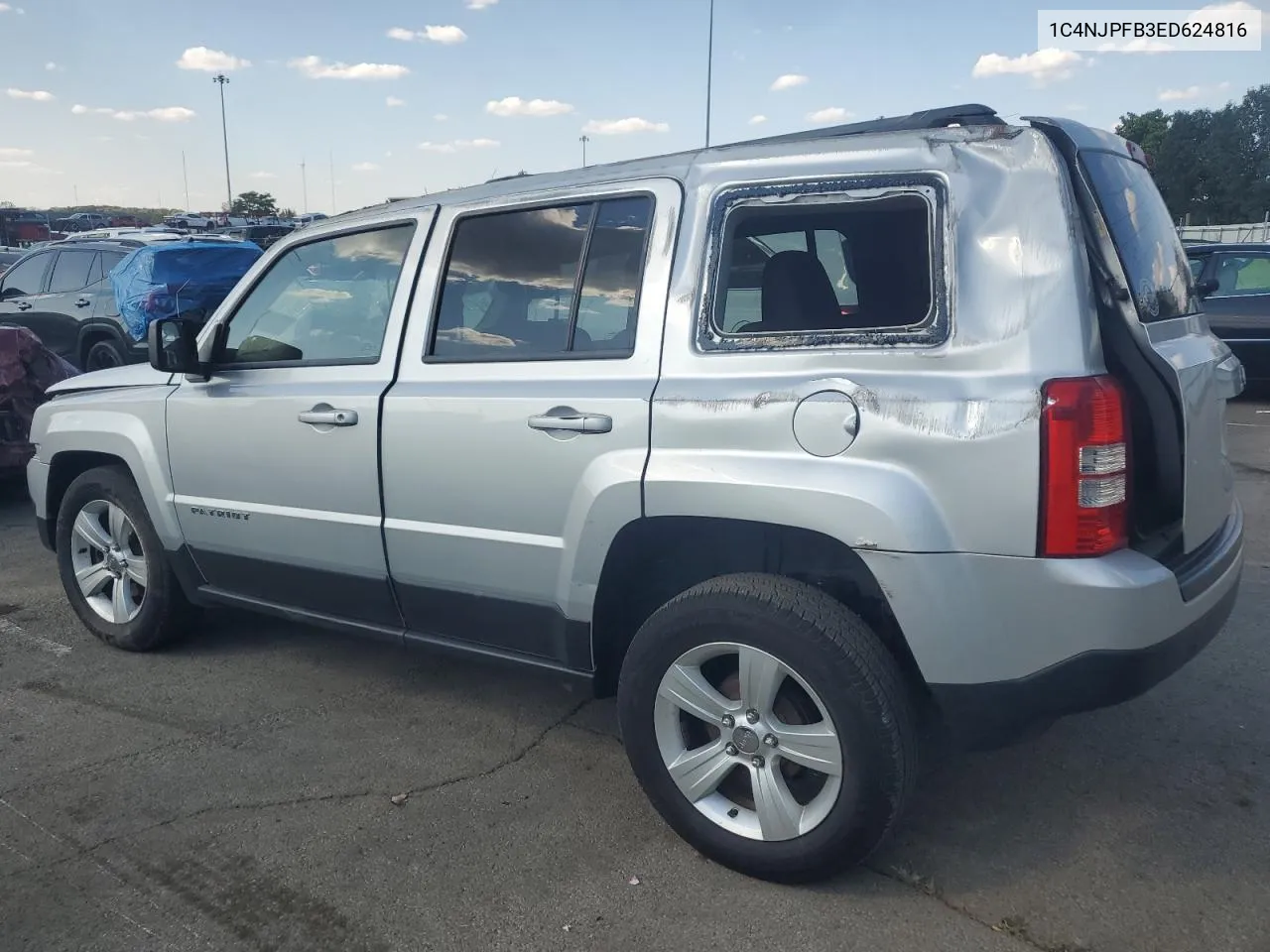 2014 Jeep Patriot Latitude VIN: 1C4NJPFB3ED624816 Lot: 72315884