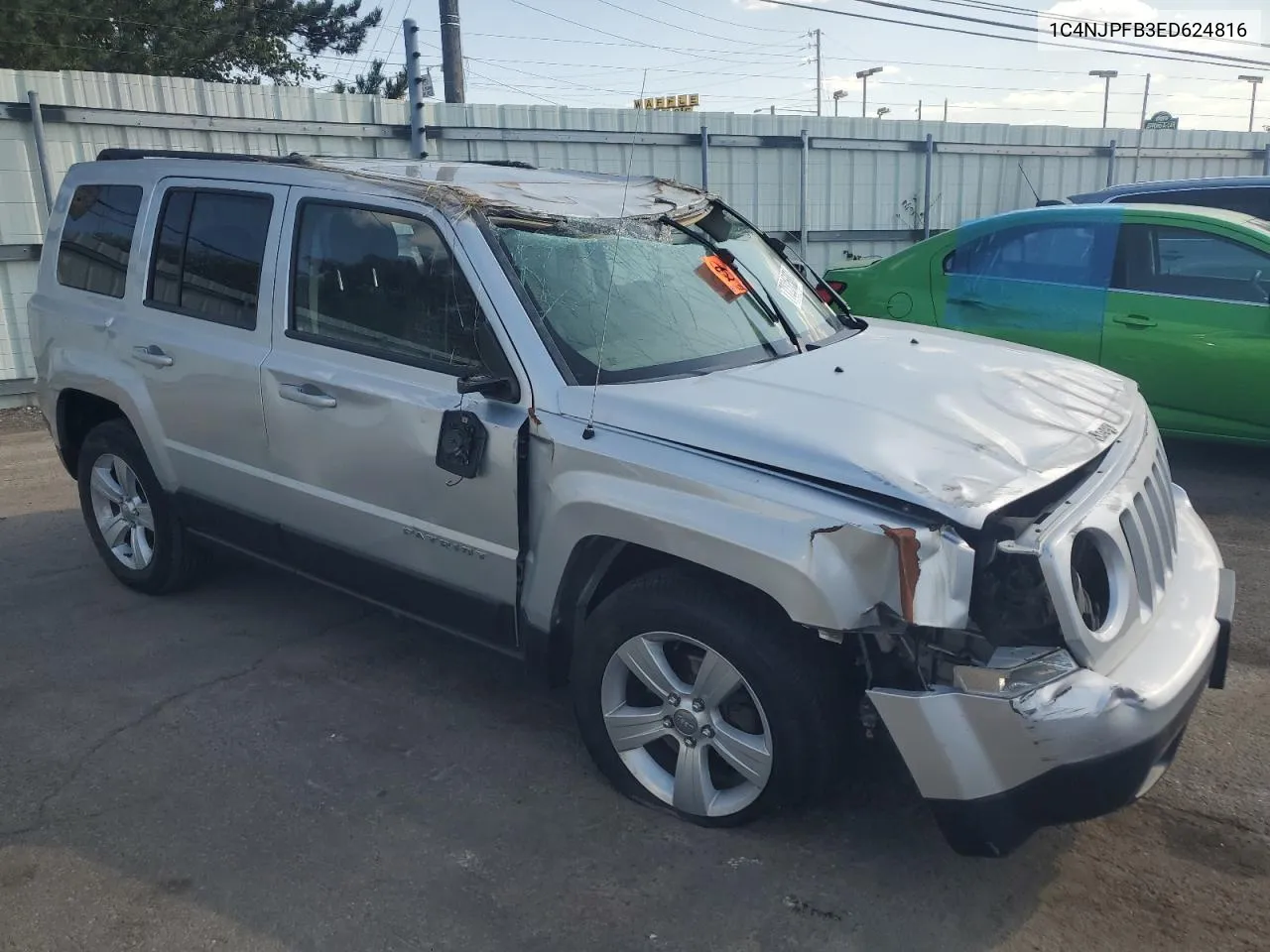 2014 Jeep Patriot Latitude VIN: 1C4NJPFB3ED624816 Lot: 72315884