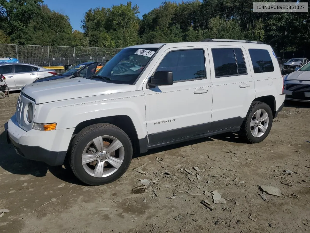 2014 Jeep Patriot Limited VIN: 1C4NJPCB9ED851027 Lot: 72881964