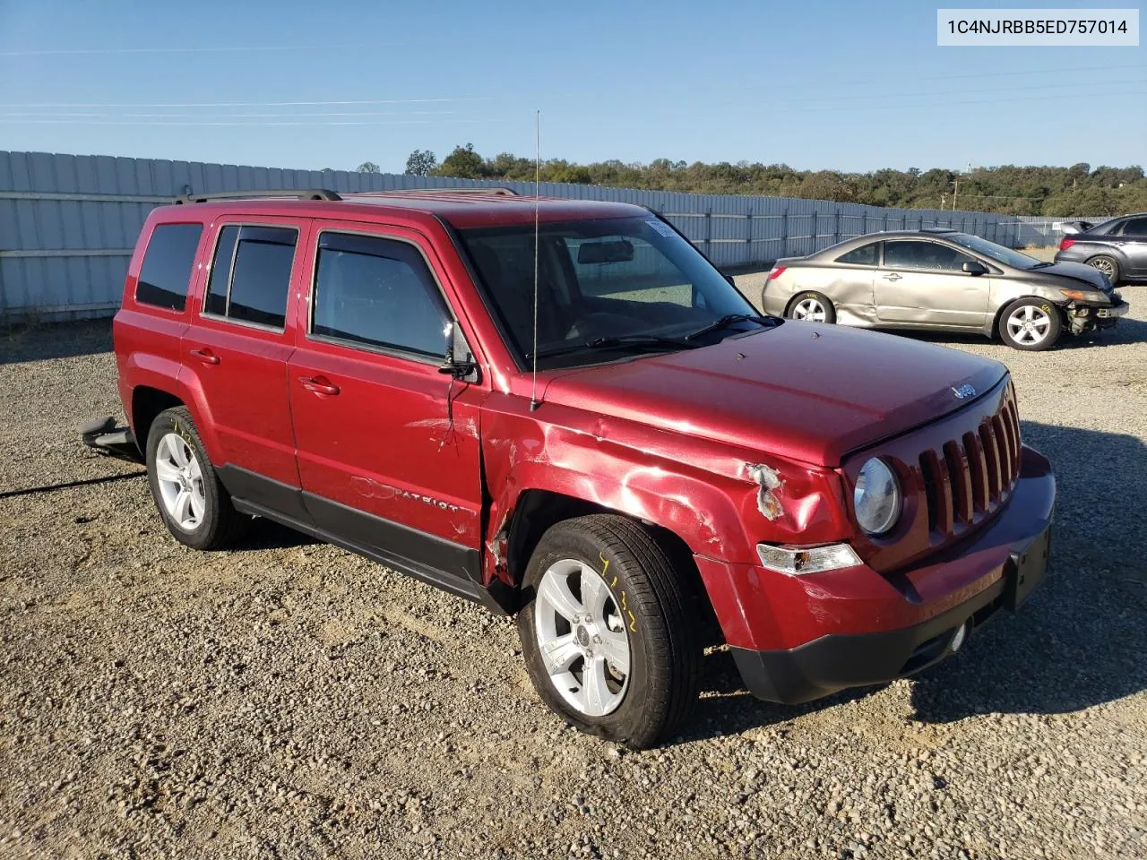 2014 Jeep Patriot Sport VIN: 1C4NJRBB5ED757014 Lot: 73554004