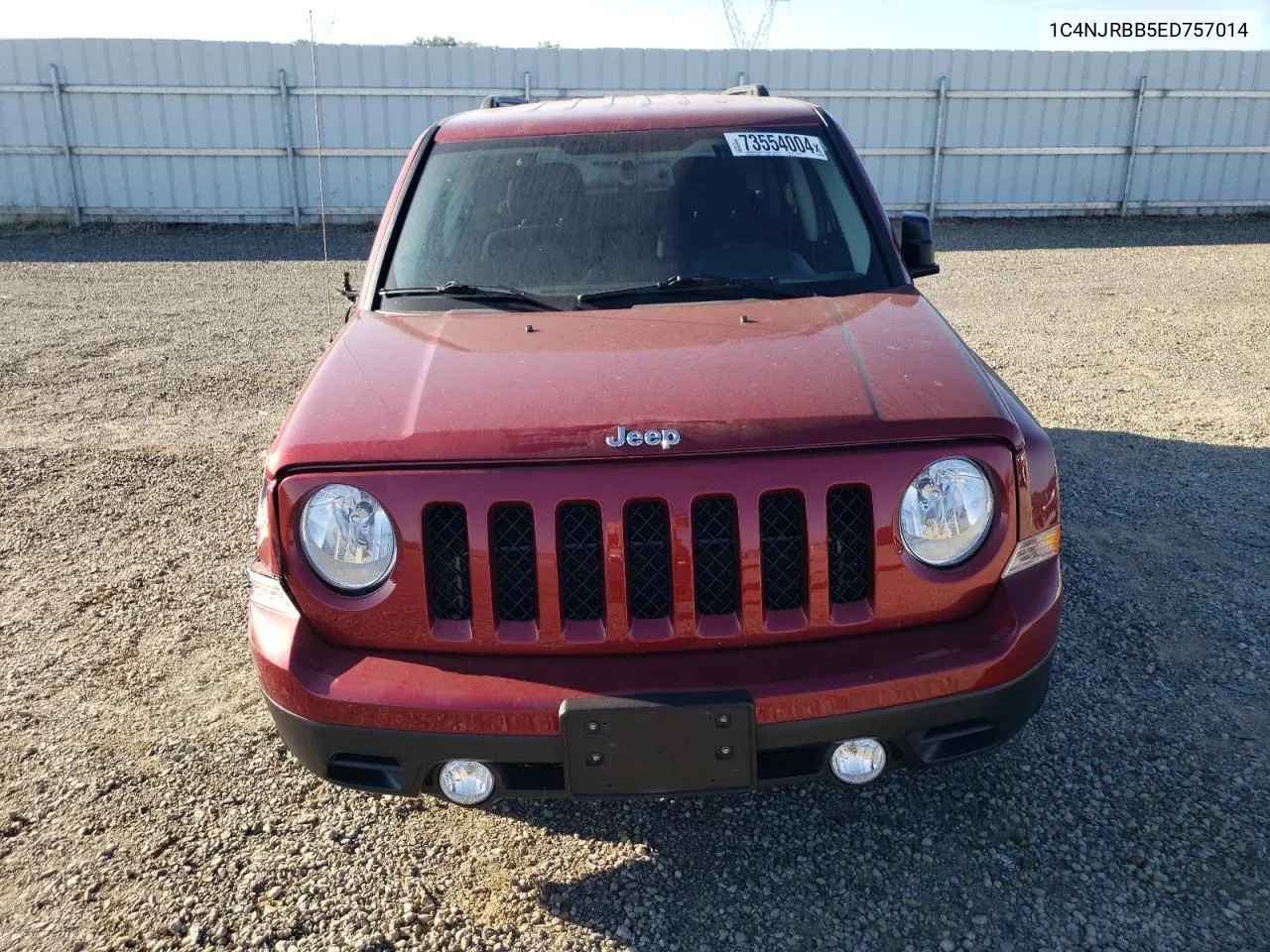 2014 Jeep Patriot Sport VIN: 1C4NJRBB5ED757014 Lot: 73554004