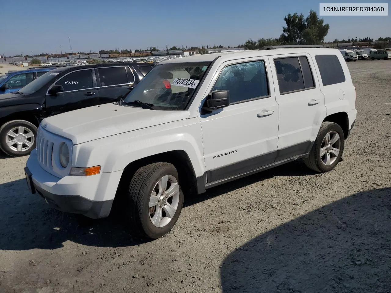 2014 Jeep Patriot Latitude VIN: 1C4NJRFB2ED784360 Lot: 73722234