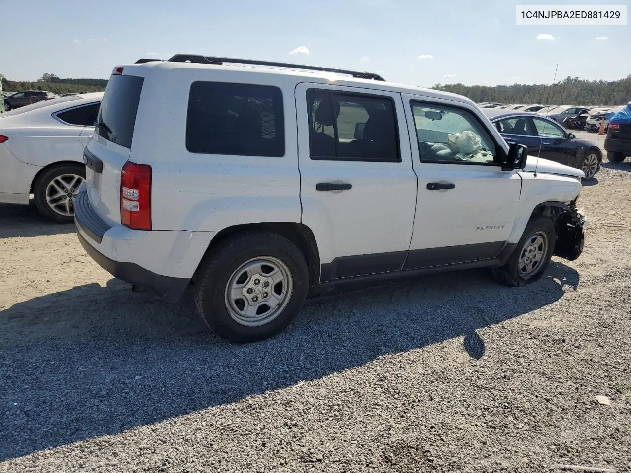 2014 Jeep Patriot Sport VIN: 1C4NJPBA2ED881429 Lot: 74340784