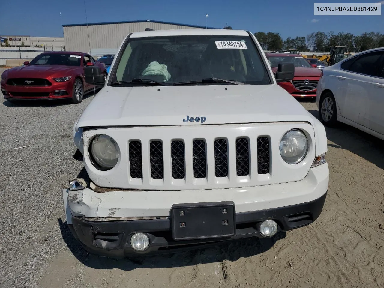 2014 Jeep Patriot Sport VIN: 1C4NJPBA2ED881429 Lot: 74340784