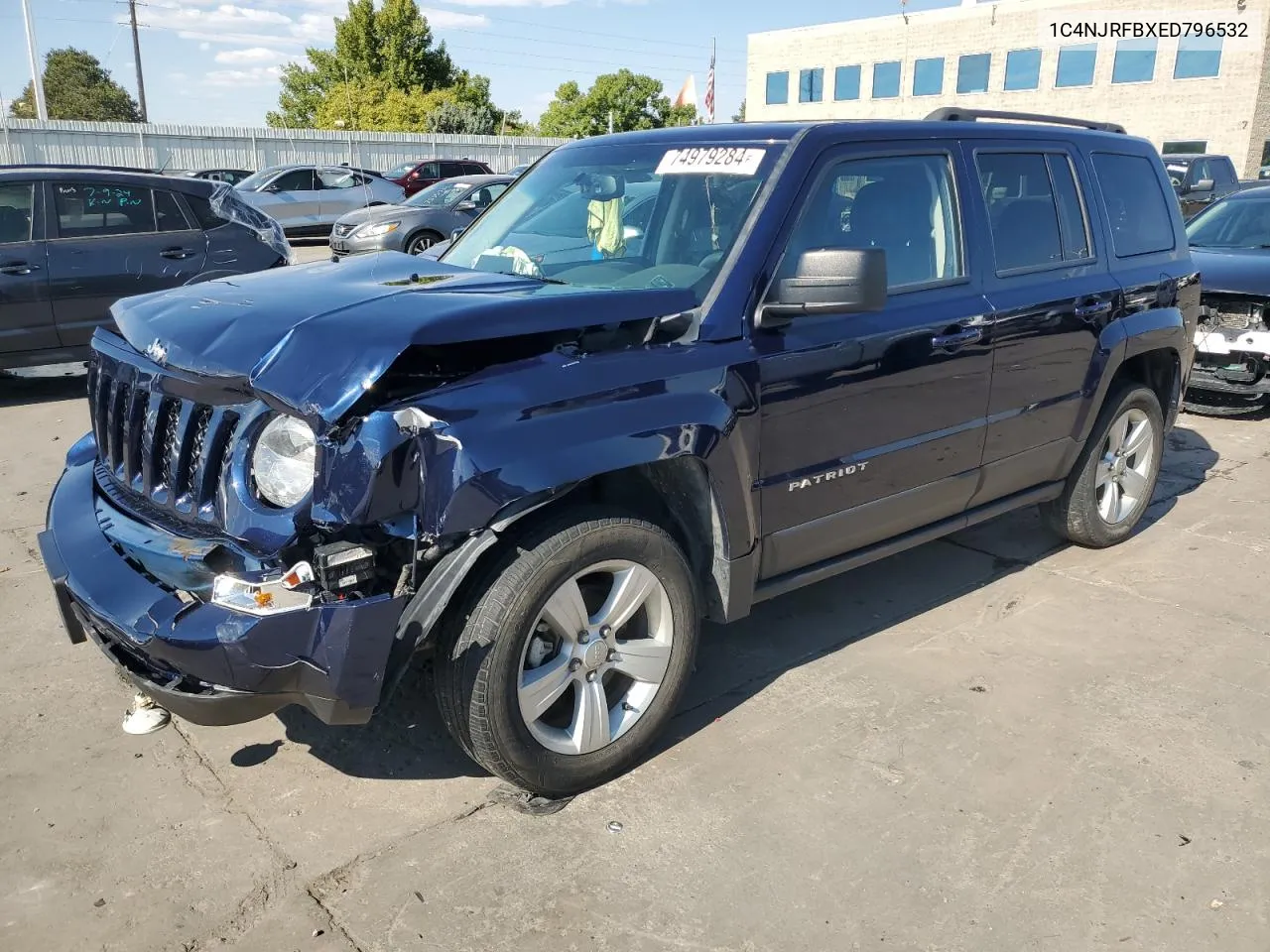 2014 Jeep Patriot Latitude VIN: 1C4NJRFBXED796532 Lot: 74979284