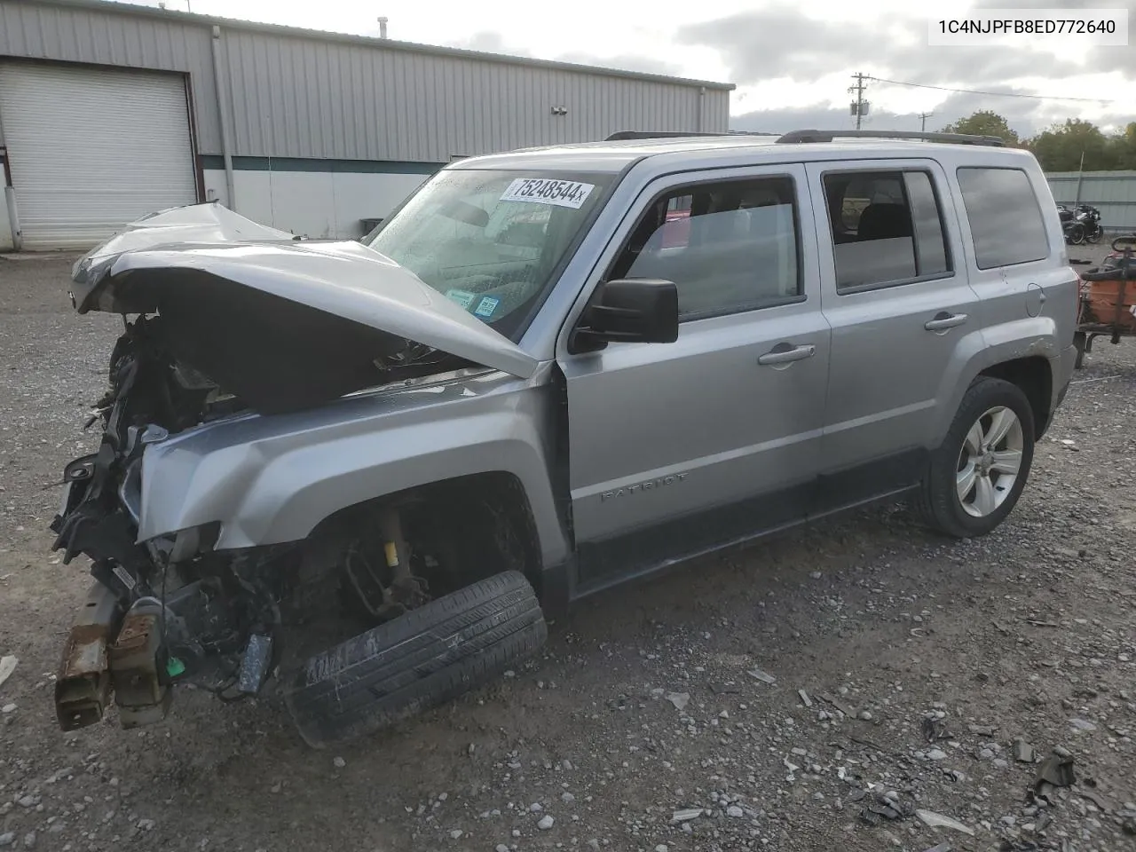 2014 Jeep Patriot Latitude VIN: 1C4NJPFB8ED772640 Lot: 75248544