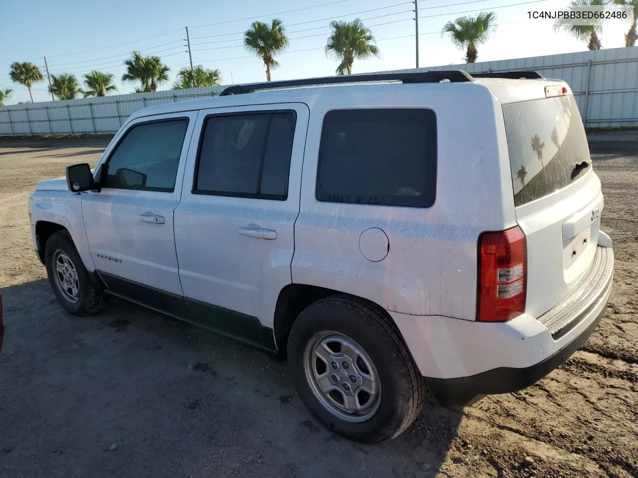 2014 Jeep Patriot Sport VIN: 1C4NJPBB3ED662486 Lot: 76043154