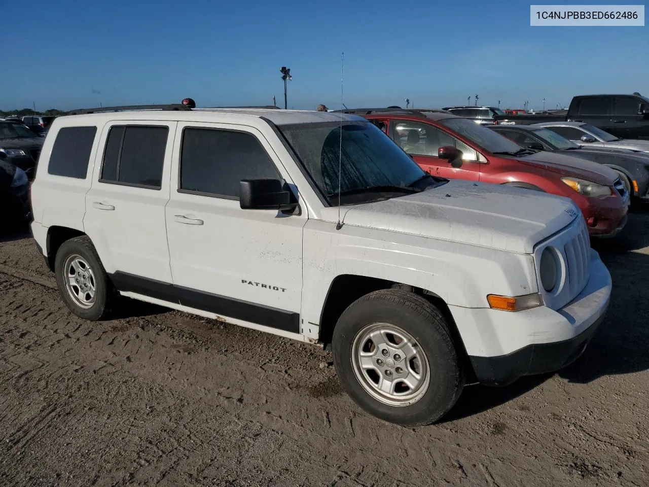 1C4NJPBB3ED662486 2014 Jeep Patriot Sport