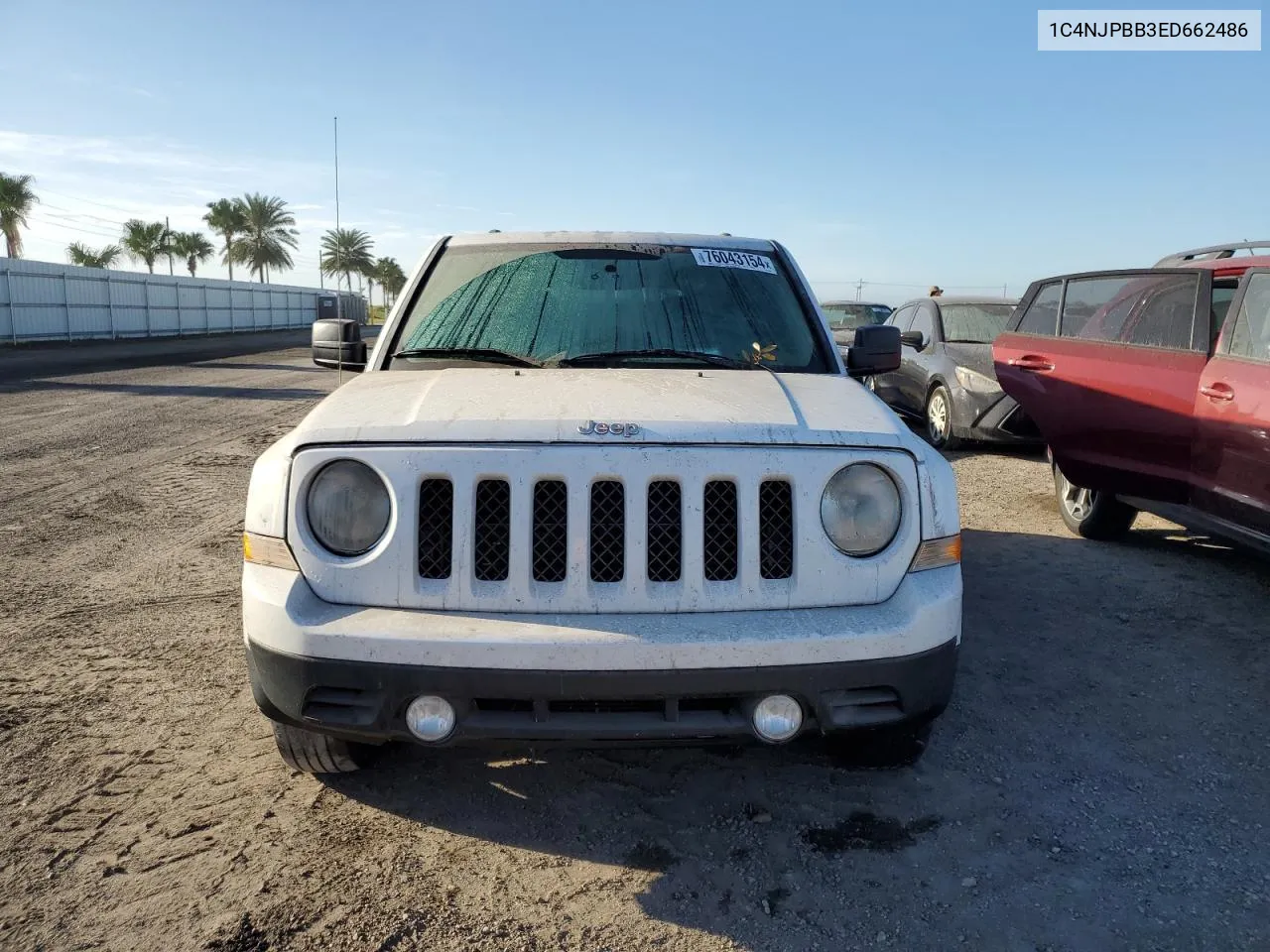 1C4NJPBB3ED662486 2014 Jeep Patriot Sport