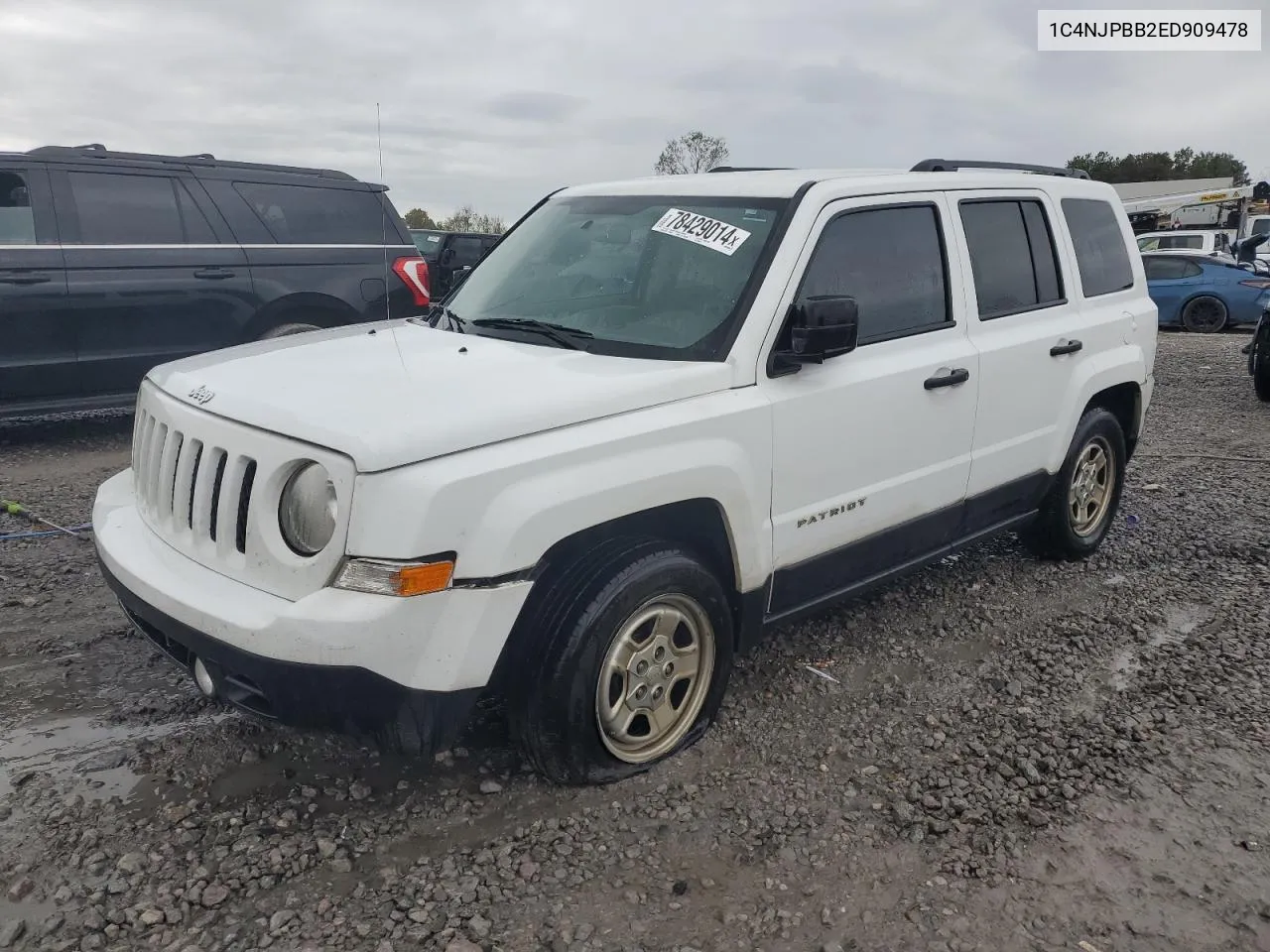 2014 Jeep Patriot Sport VIN: 1C4NJPBB2ED909478 Lot: 78429014