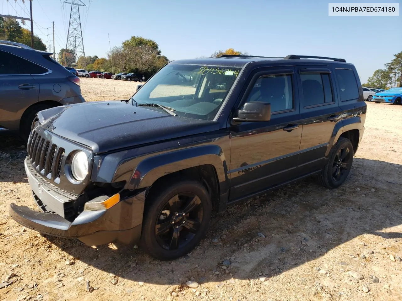 2014 Jeep Patriot Sport VIN: 1C4NJPBA7ED674180 Lot: 78436254