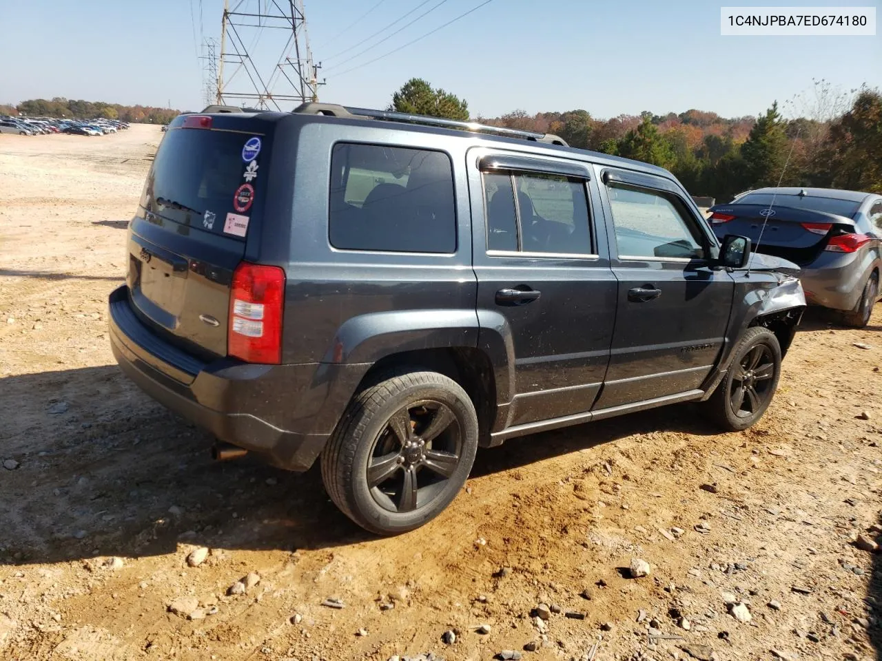 2014 Jeep Patriot Sport VIN: 1C4NJPBA7ED674180 Lot: 78436254