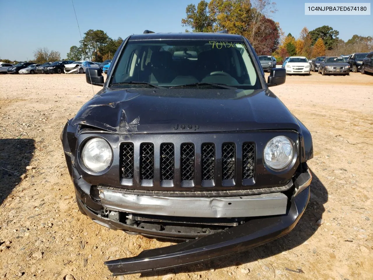 2014 Jeep Patriot Sport VIN: 1C4NJPBA7ED674180 Lot: 78436254