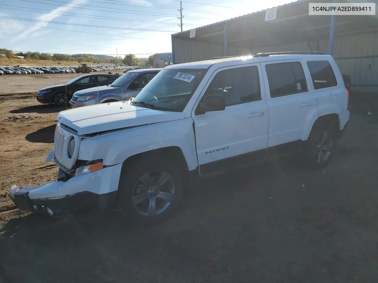 2014 Jeep Patriot Latitude VIN: 1C4NJPFA2ED859411 Lot: 79073314