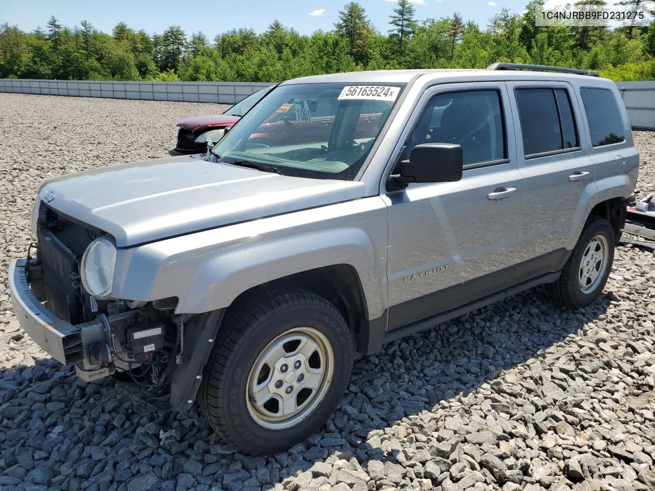 2015 Jeep Patriot Sport VIN: 1C4NJRBB9FD231275 Lot: 56165524