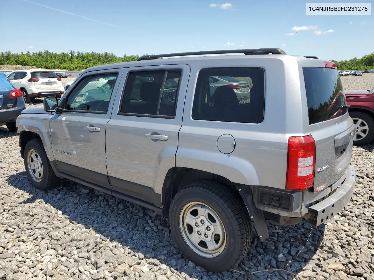 2015 Jeep Patriot Sport VIN: 1C4NJRBB9FD231275 Lot: 56165524