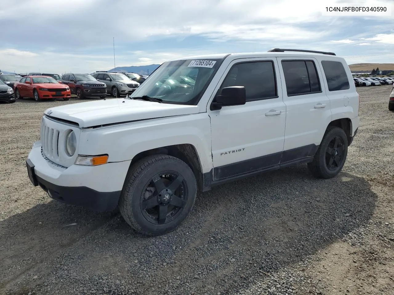 2015 Jeep Patriot Latitude VIN: 1C4NJRFB0FD340590 Lot: 71265104