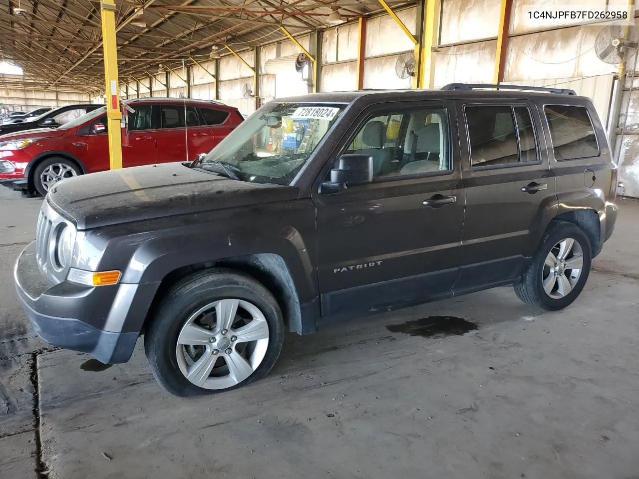 2015 Jeep Patriot Latitude VIN: 1C4NJPFB7FD262958 Lot: 72818024