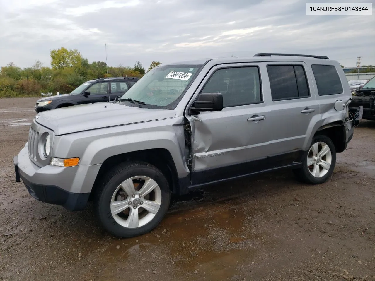 2015 Jeep Patriot Latitude VIN: 1C4NJRFB8FD143344 Lot: 73044204