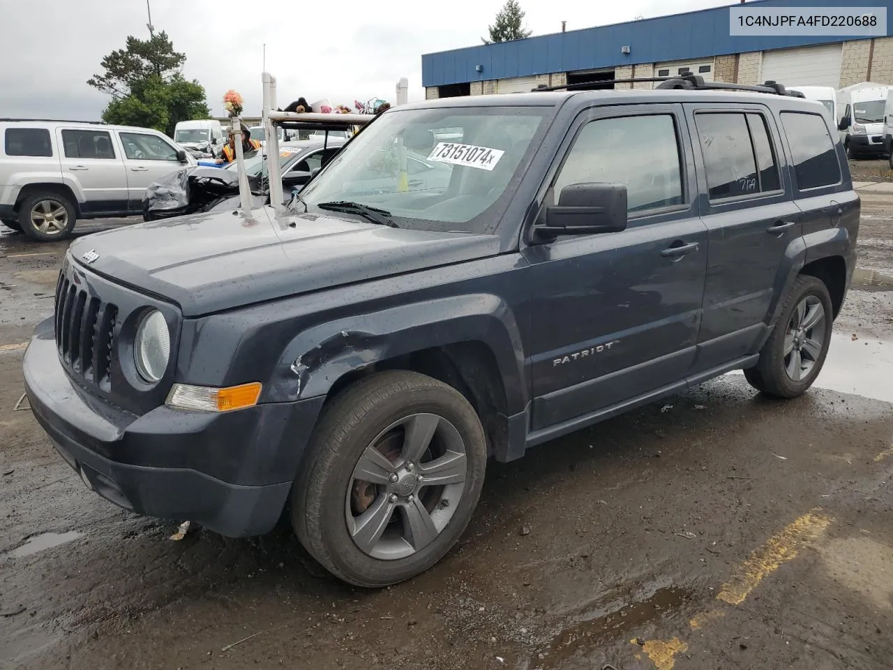 2015 Jeep Patriot Latitude VIN: 1C4NJPFA4FD220688 Lot: 73151074