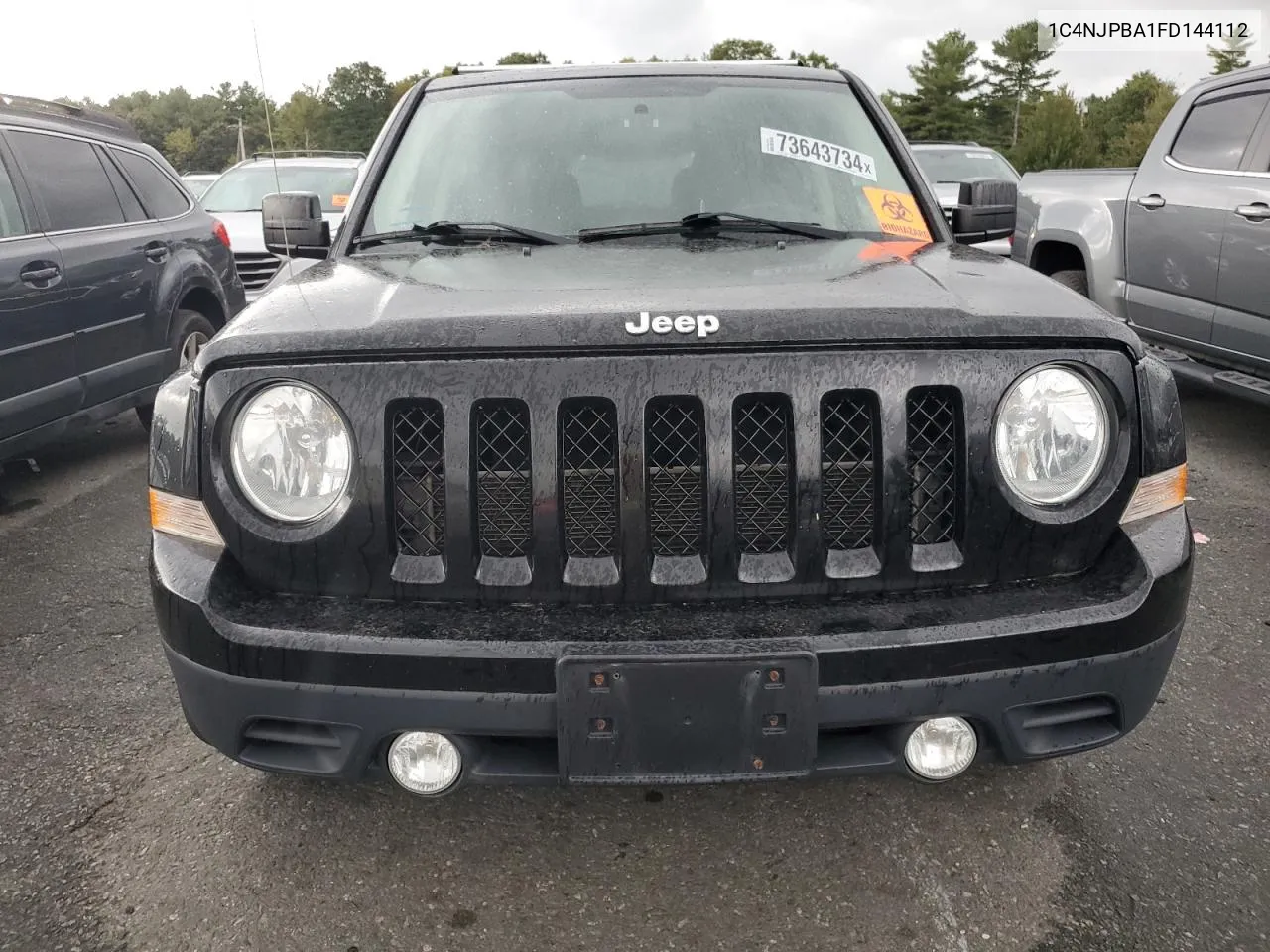 2015 Jeep Patriot Sport VIN: 1C4NJPBA1FD144112 Lot: 73643734