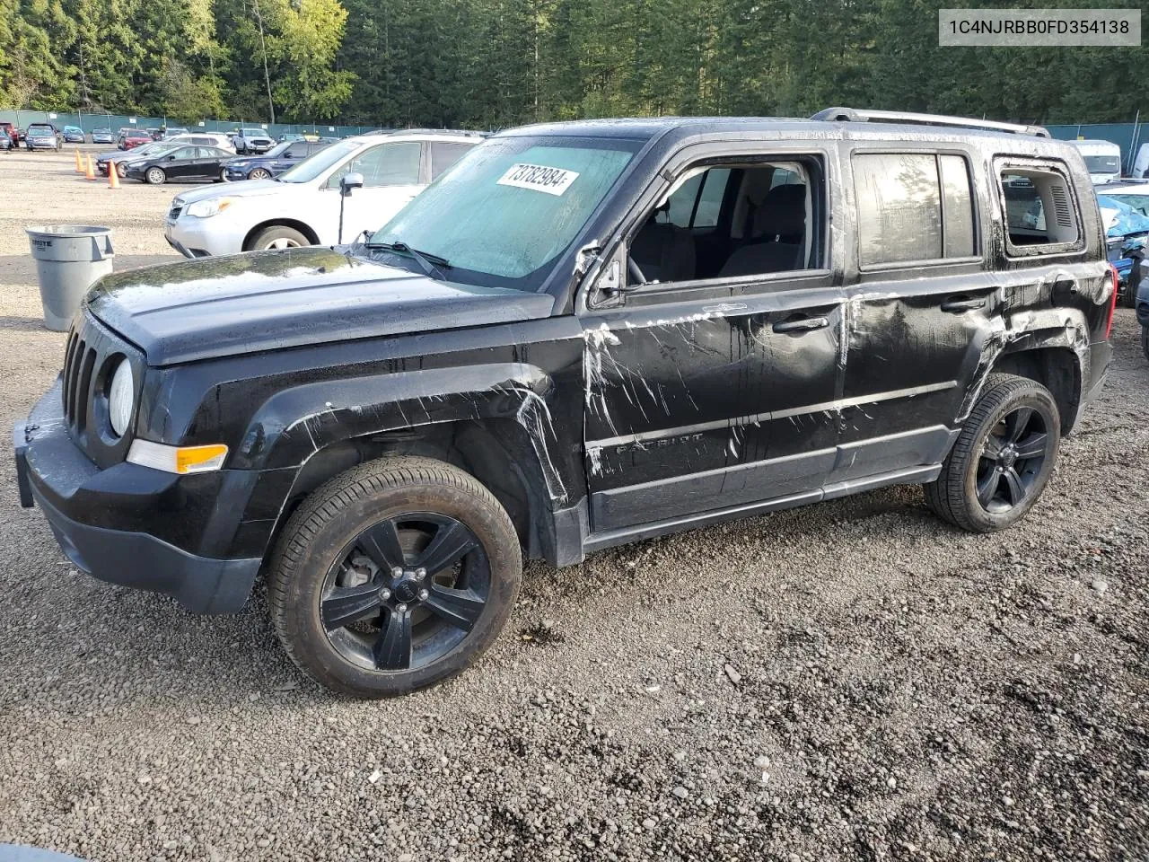 1C4NJRBB0FD354138 2015 Jeep Patriot Sport