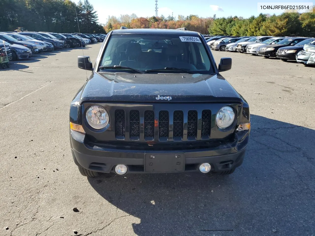 2015 Jeep Patriot Latitude VIN: 1C4NJRFB6FD215514 Lot: 75690514