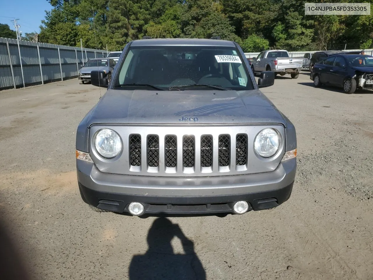 2015 Jeep Patriot Sport VIN: 1C4NJPBA5FD353305 Lot: 76539684